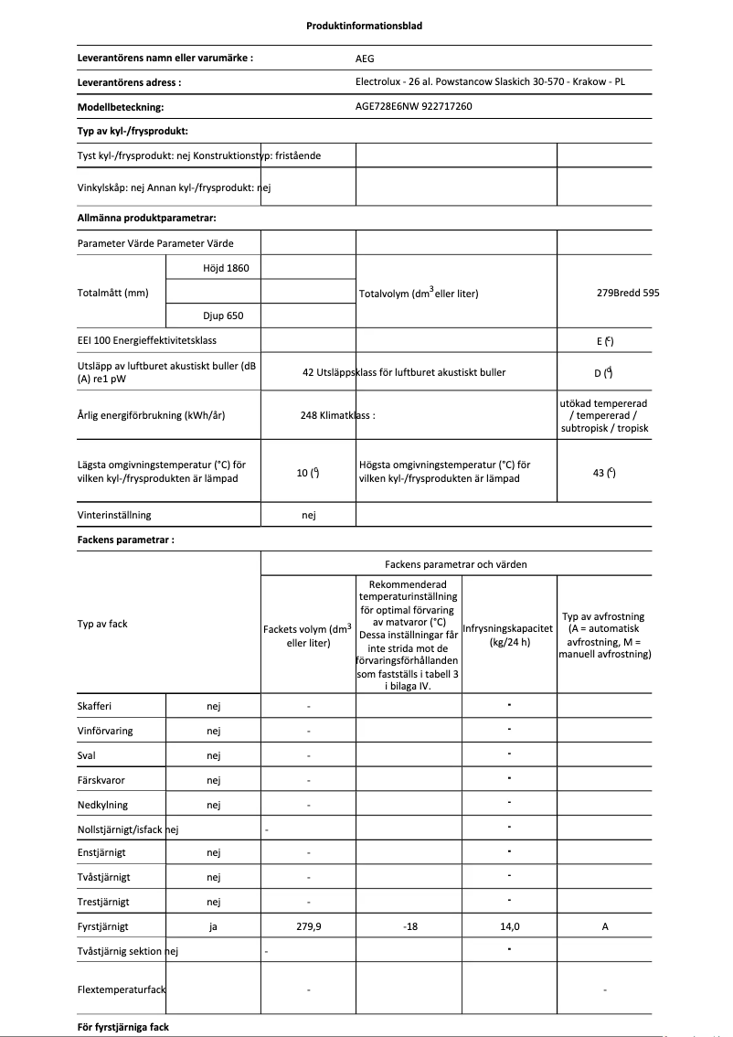 First page image of the manual for AGE728E6NW