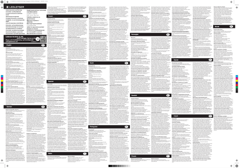 First page image of the manual for KIDLED4R