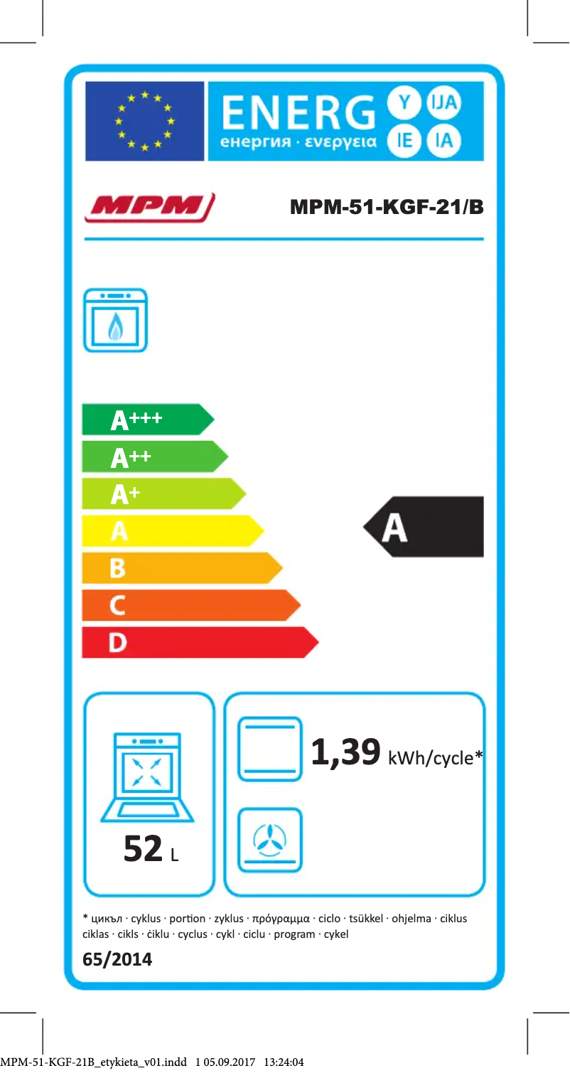 Page 1 of the manual User Manual MPM MPM-51-KGF-21/B