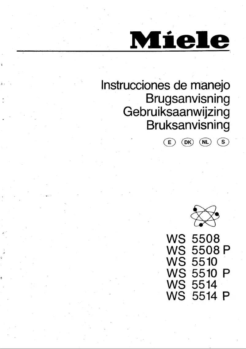 First page image of the manual for WS 5508