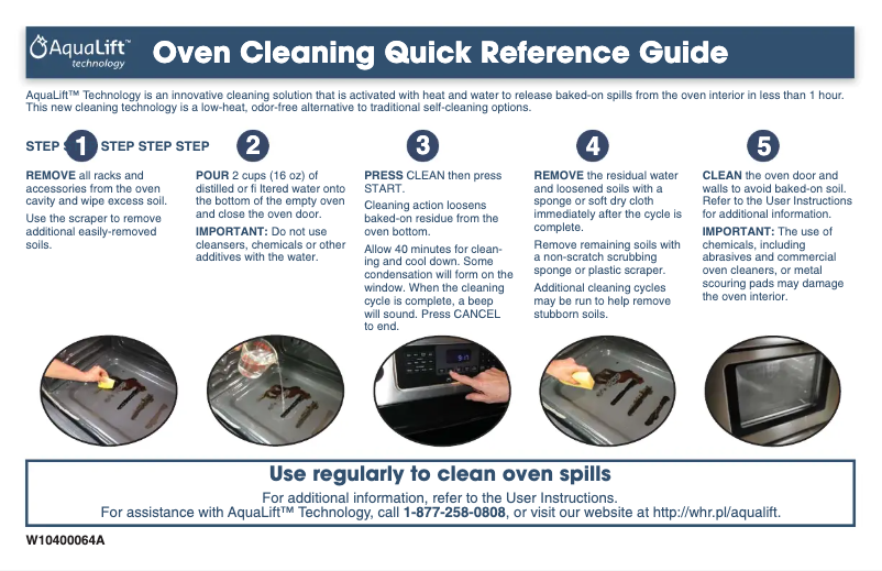 First page image of the manual for WEE730H0DB