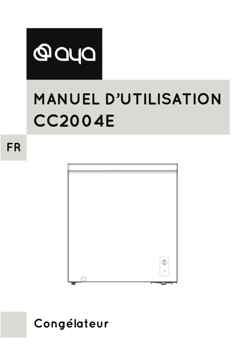 Page 1 of the manual User Manual AYA CC2004E