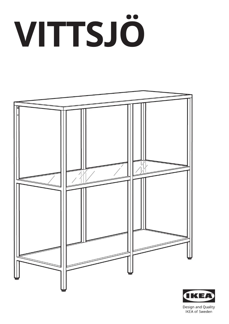 Page 1 of the manual User Manual Ikea VITTSJÖ 203.058.06