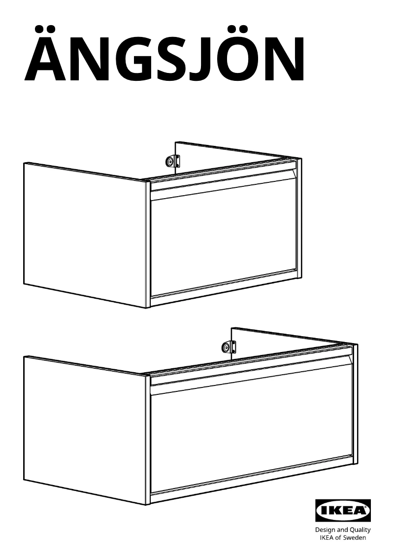 First page image of the manual for ÄNGSJÖN 305.353.69