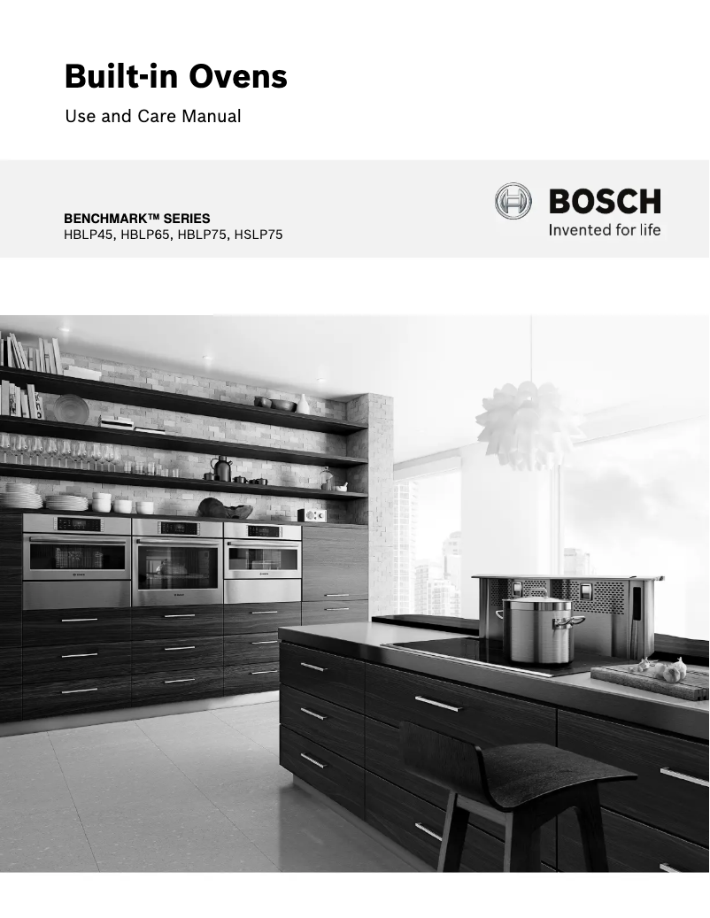 Page 1 of the manual User Manual Bosch HSLP751UC