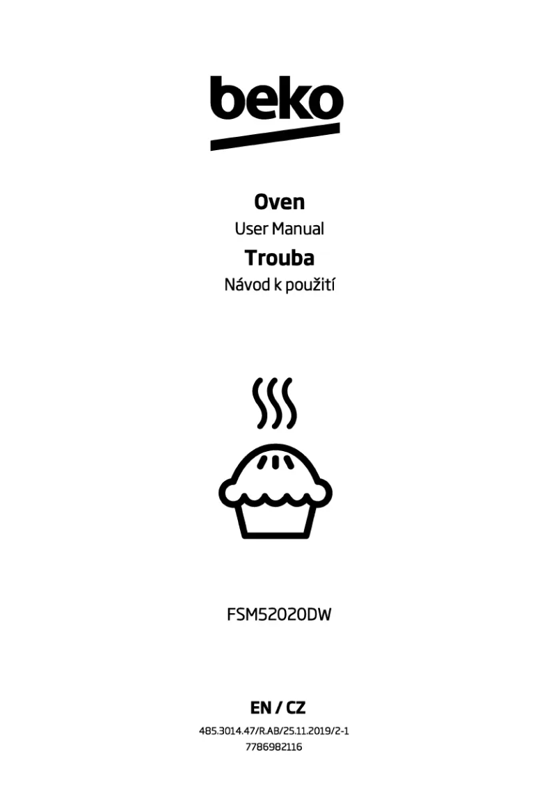 First page image of the manual for FSM52020DW