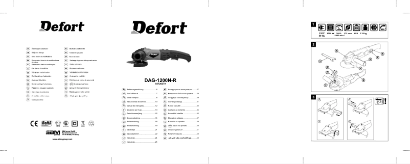 Page 1 of the manual User Manual Defort DAG-1200N-R