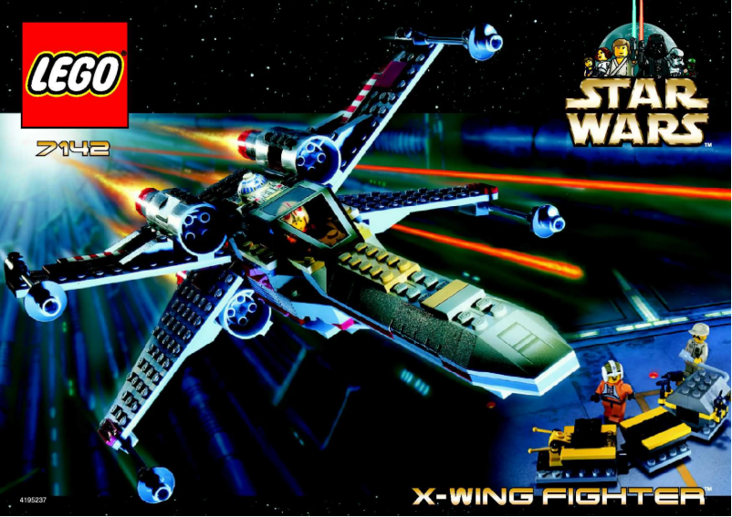 First page image of the manual for SYSTEM X-WING FIGHTER TM