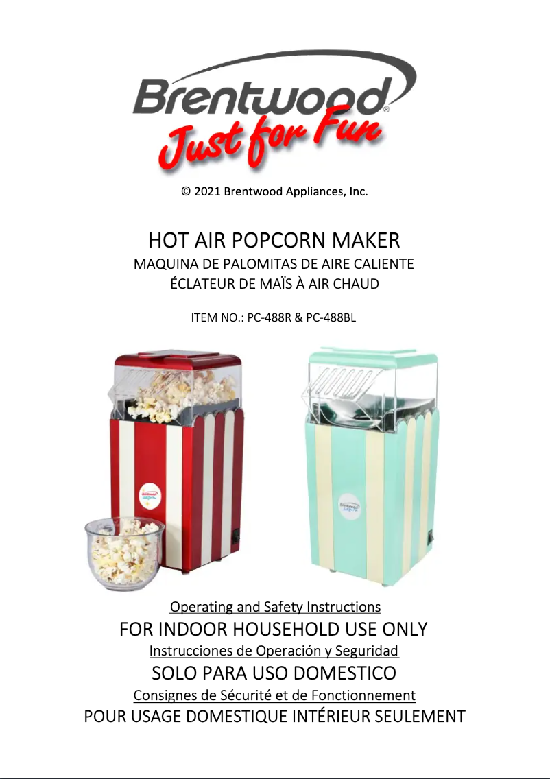 First page image of the manual for PC-488R