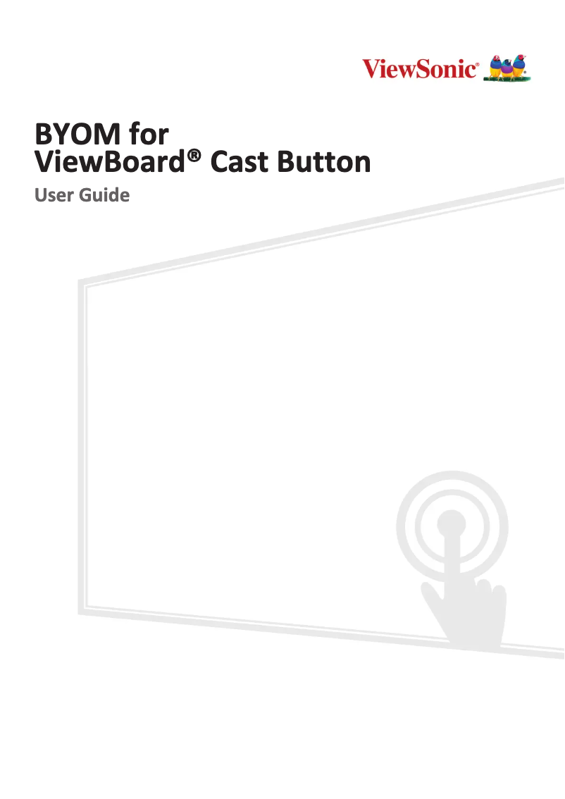 Page 1 de la notice Manuel utilisateur Viewsonic VB-WPS-001