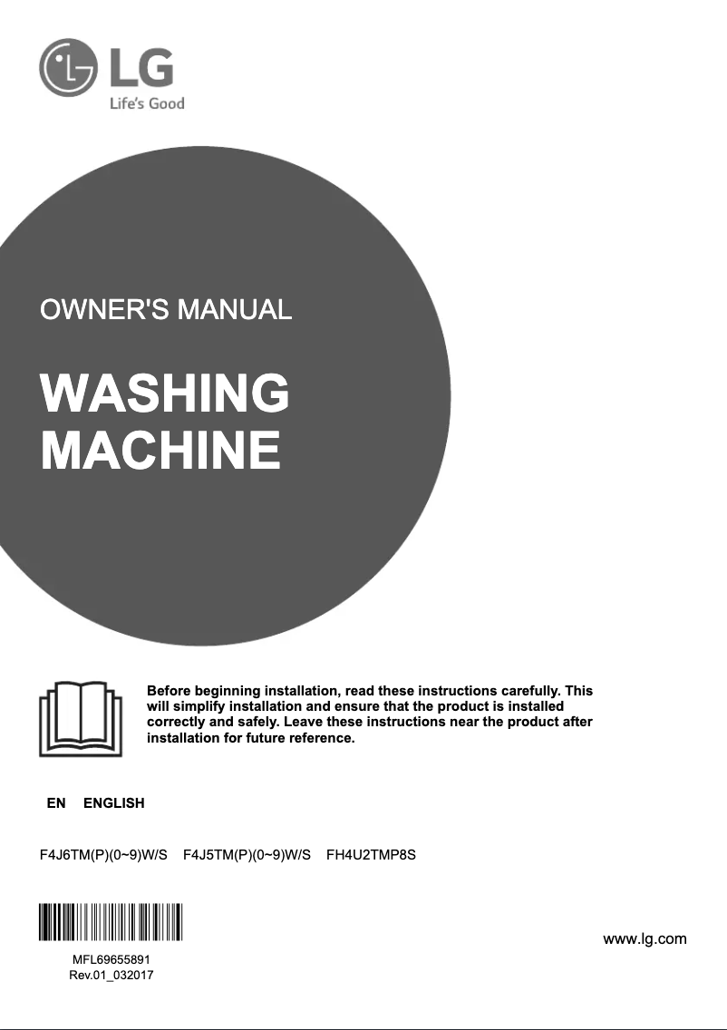Page 1 of the manual User Manual LG FH4U2TMP8S