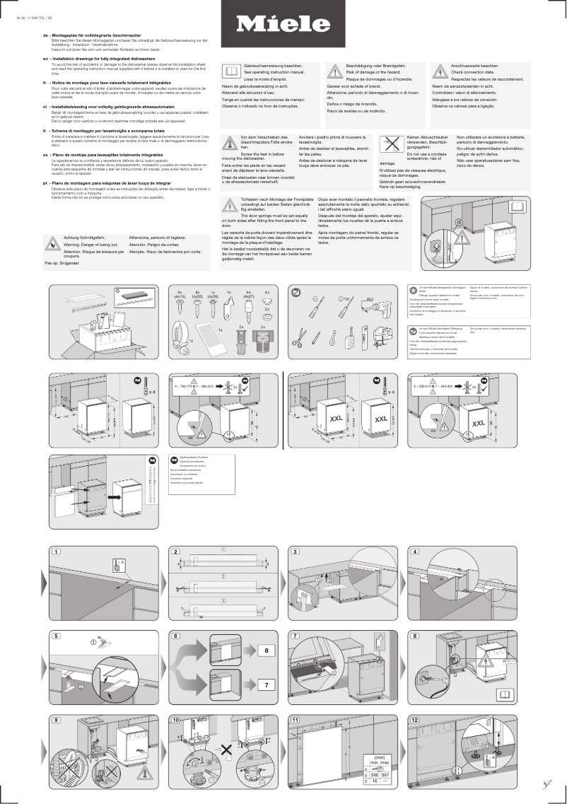 First page image of the manual for PFD 104 SCVi XXL