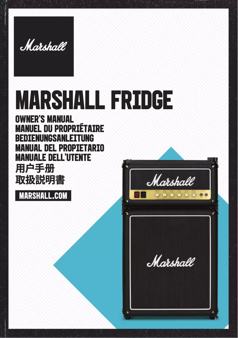 First page image of the manual for Fridge