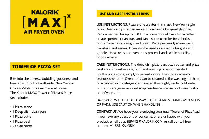 First page image of the manual for MAXX KIA 47734