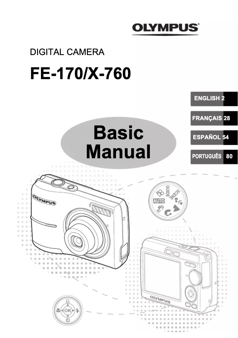 First page image of the manual for FE-170
