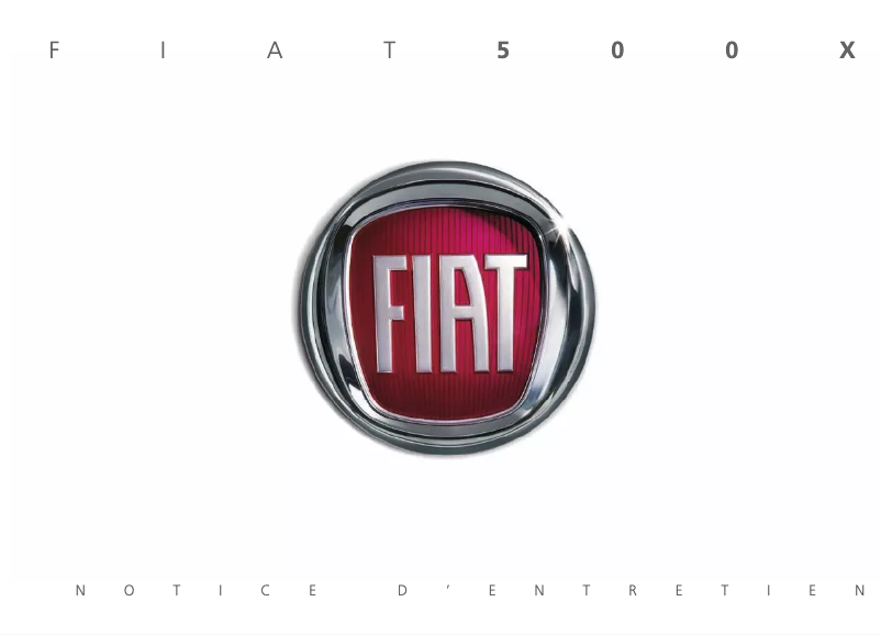 Page 1 of the manual User Manual Fiat 500X (2014)