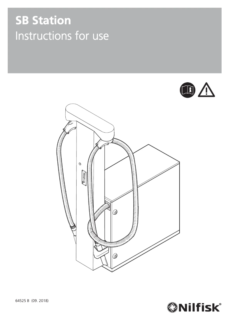 Page 1 of the manual User Manual Nilfisk SB Station