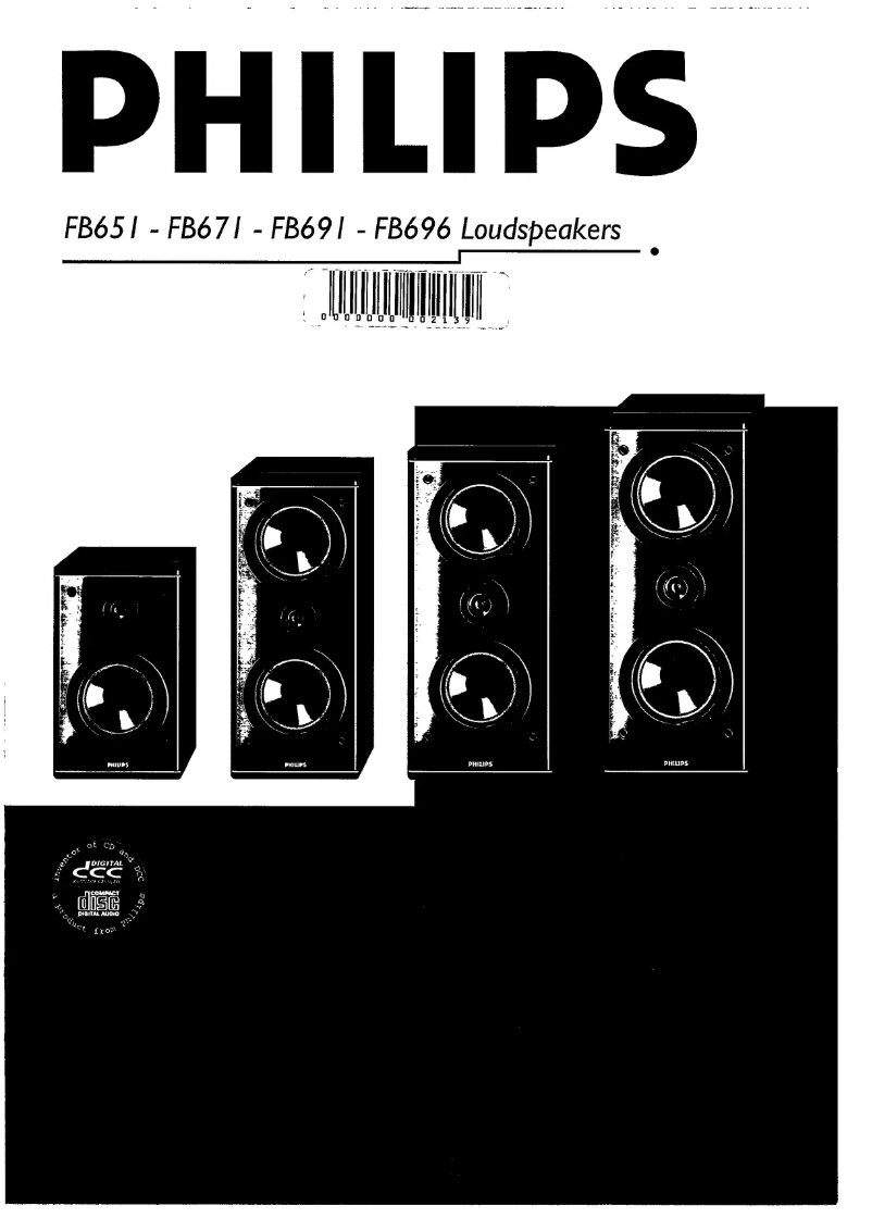 Page 1 of the manual User Manual Philips FB671