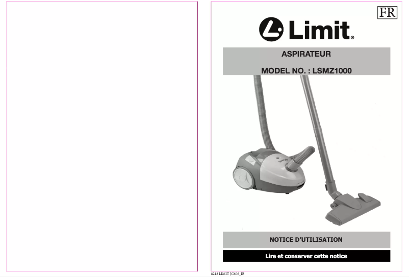 First page image of the manual for LSMZ1000
