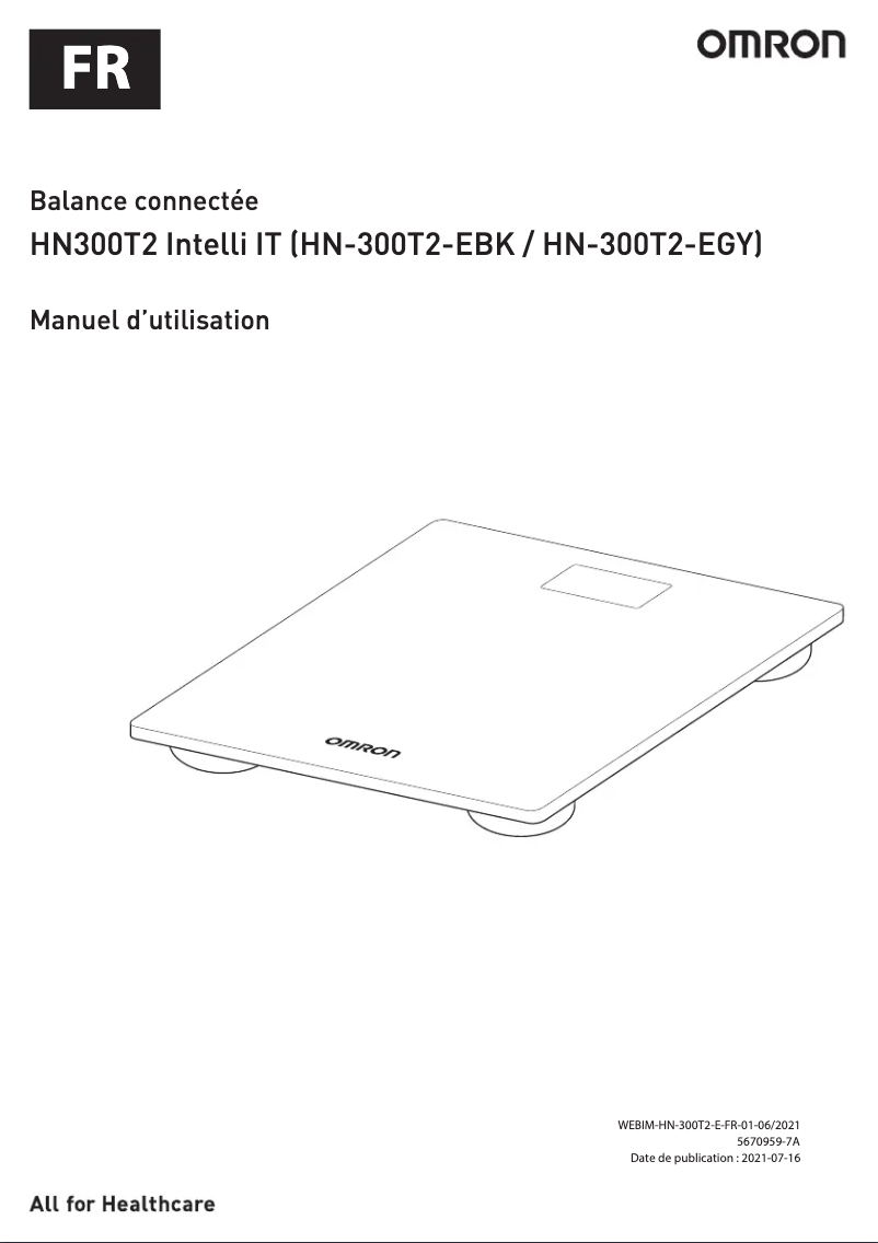 First page image of the manual for HN300T2 Intelli IT