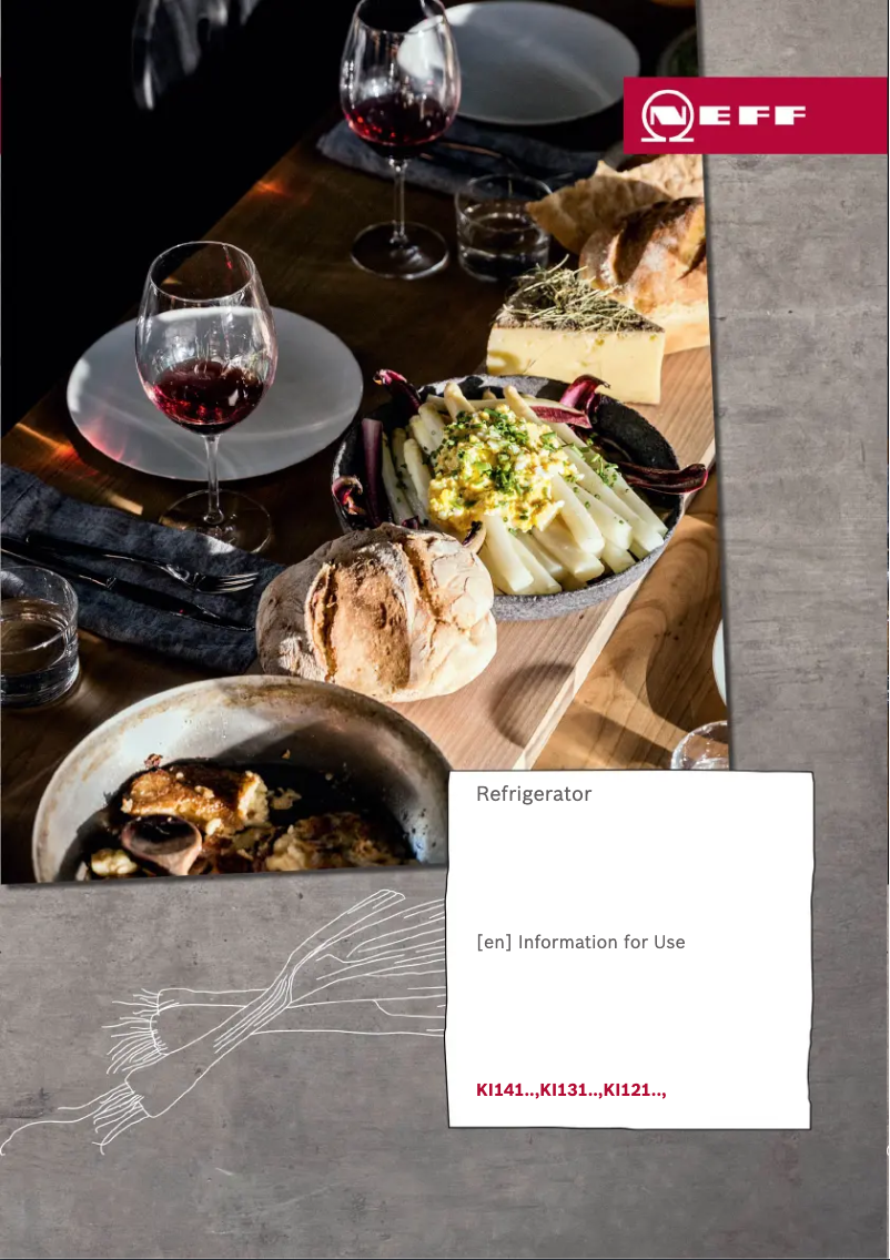 First page image of the manual for KI1212FE0G