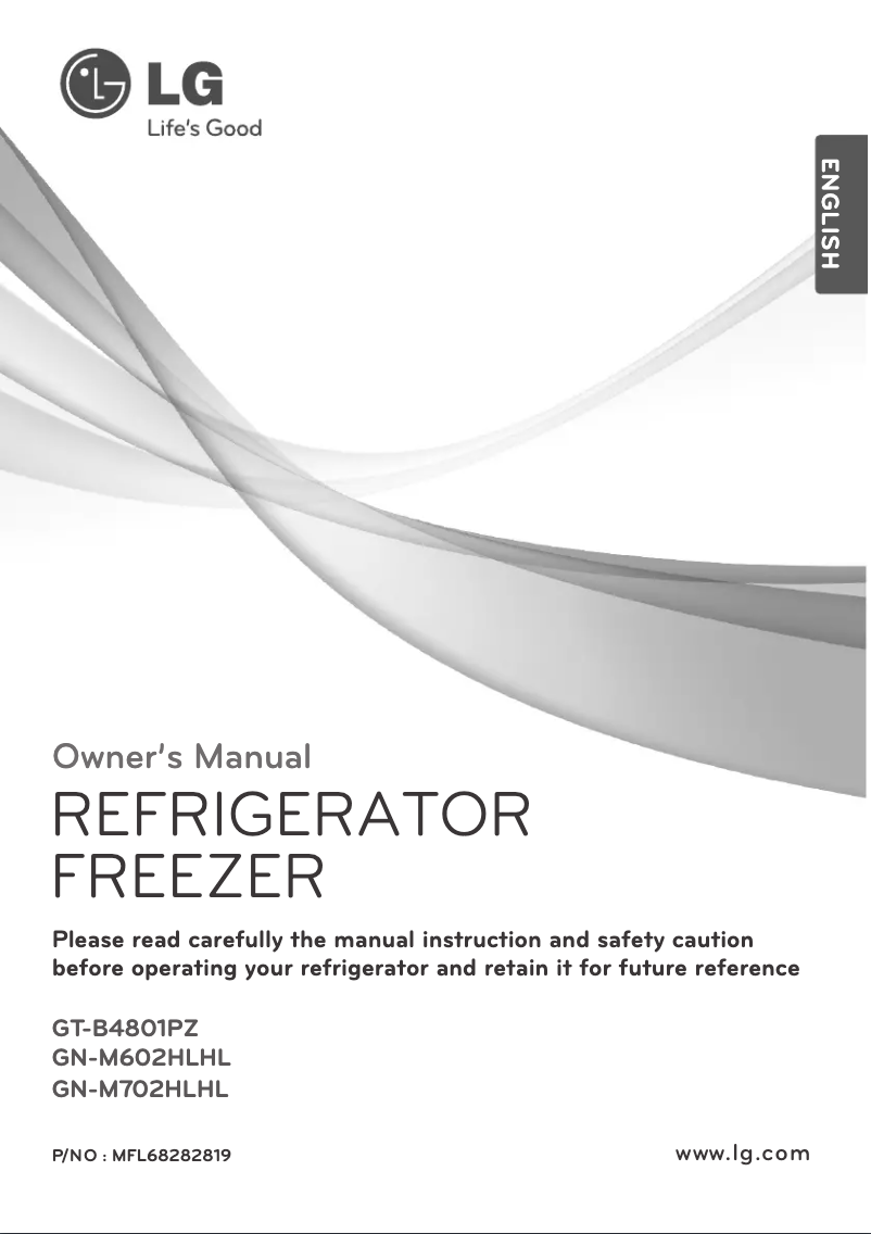 First page image of the manual for GT-B4801PZ