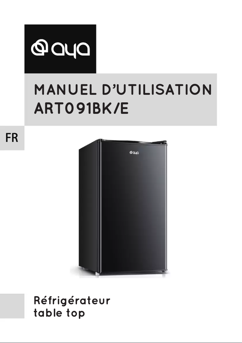 First page image of the manual for ART091BK