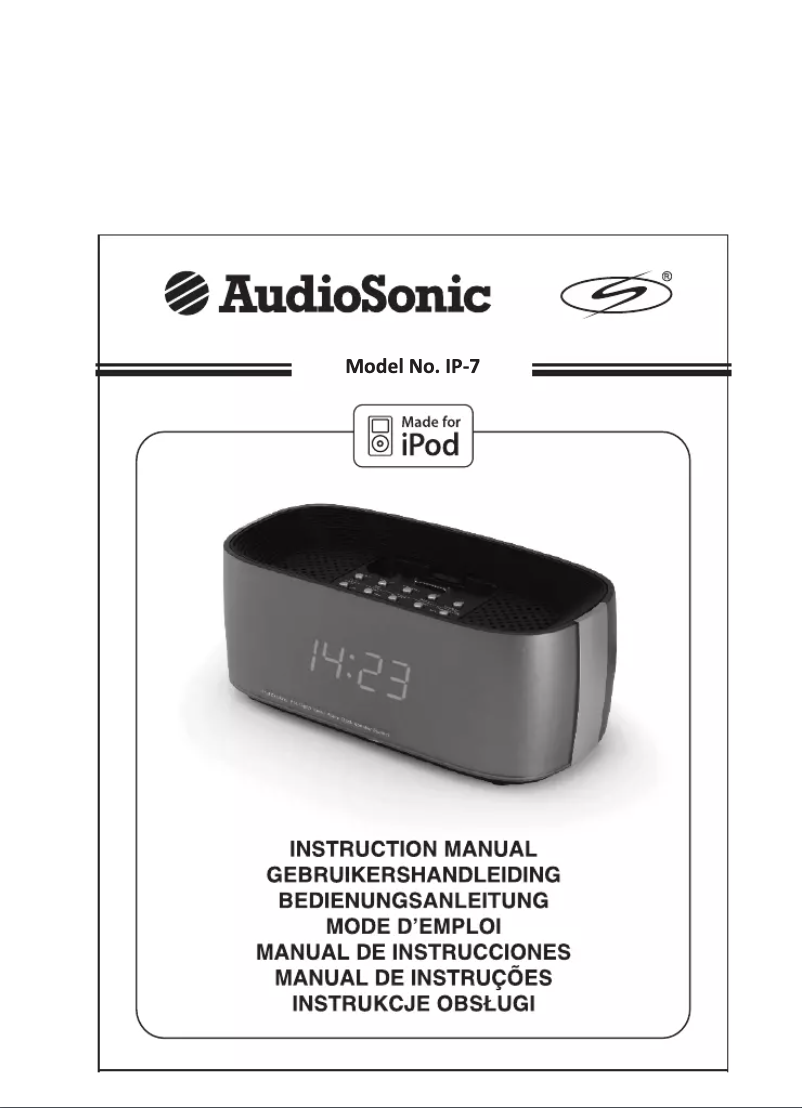 Page 1 de la notice Manuel utilisateur AudioSonic IP-7