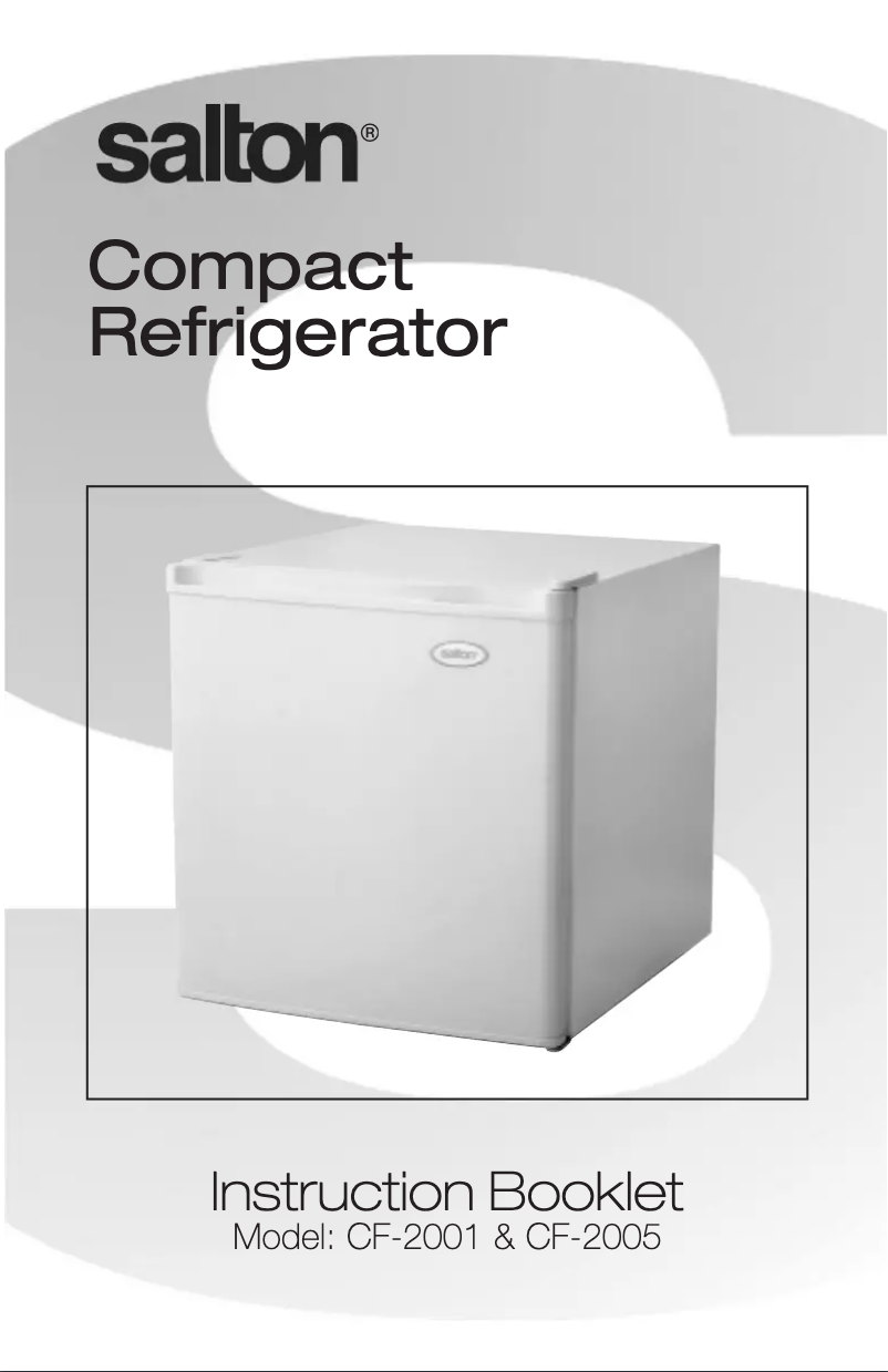 First page image of the manual for CF2001