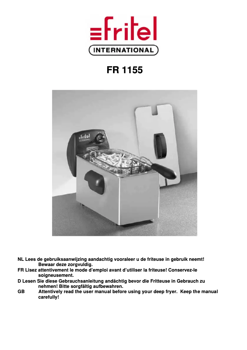 First page image of the manual for FR 1155