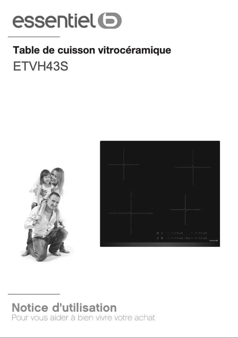 Page 1 of the manual User Manual Essentiel B ETVH 43s