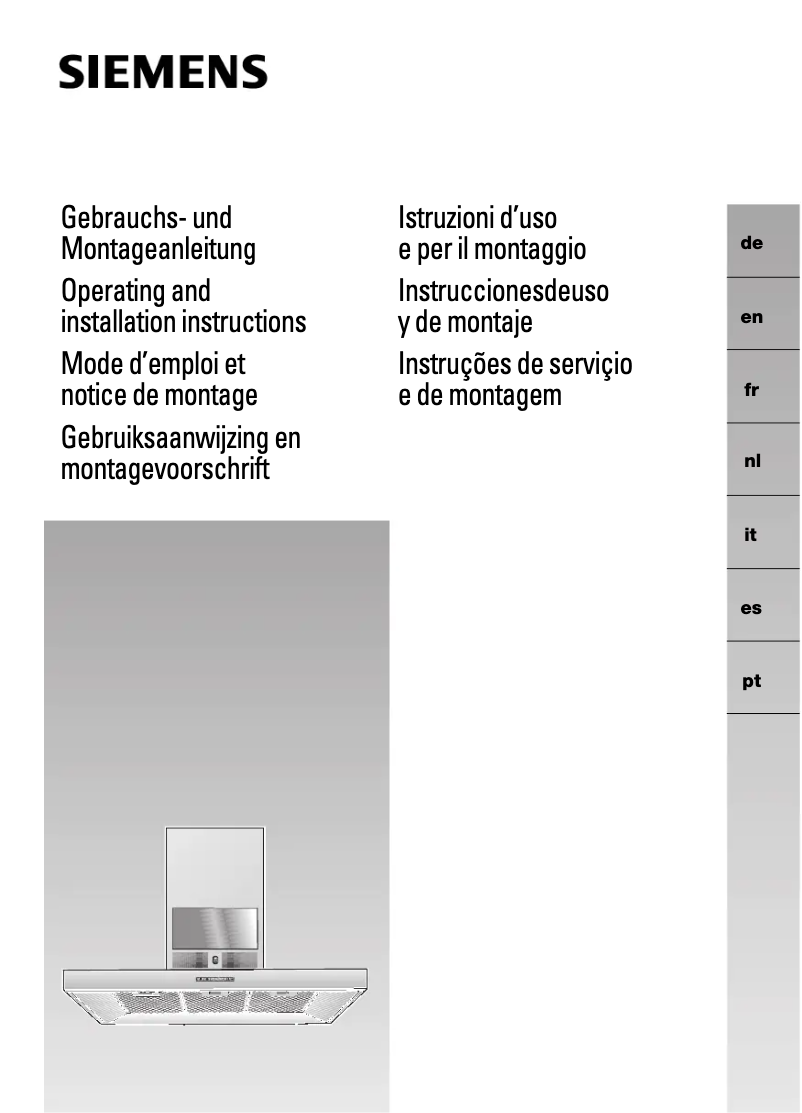 First page image of the manual for LC956BC60