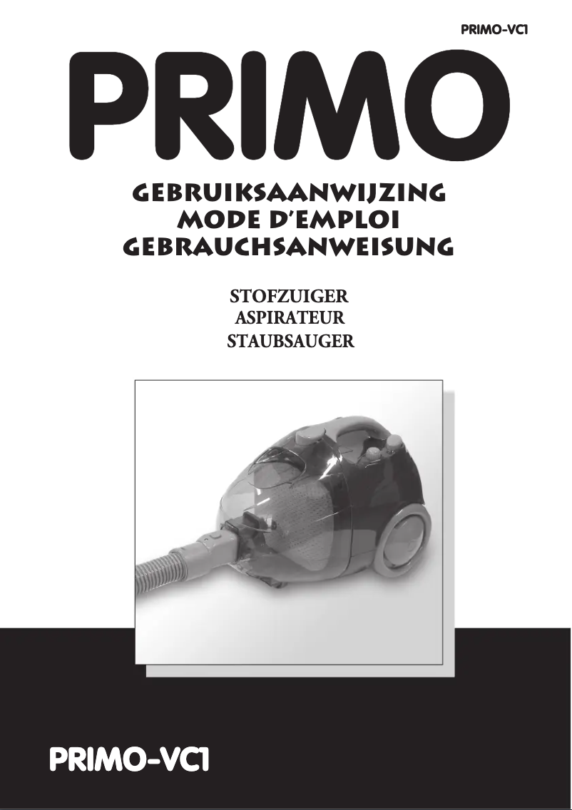 Page 1 of the manual User Manual Primo VC1