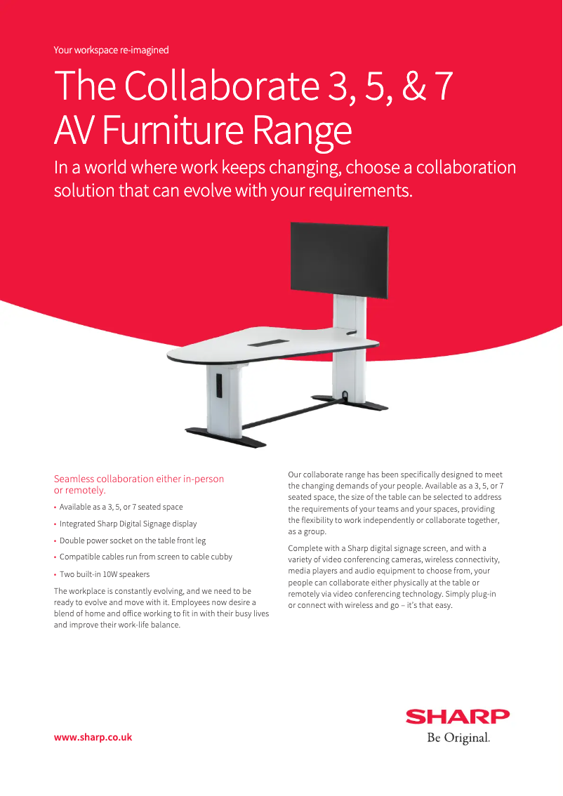 First page image of the manual for Collaborate 5