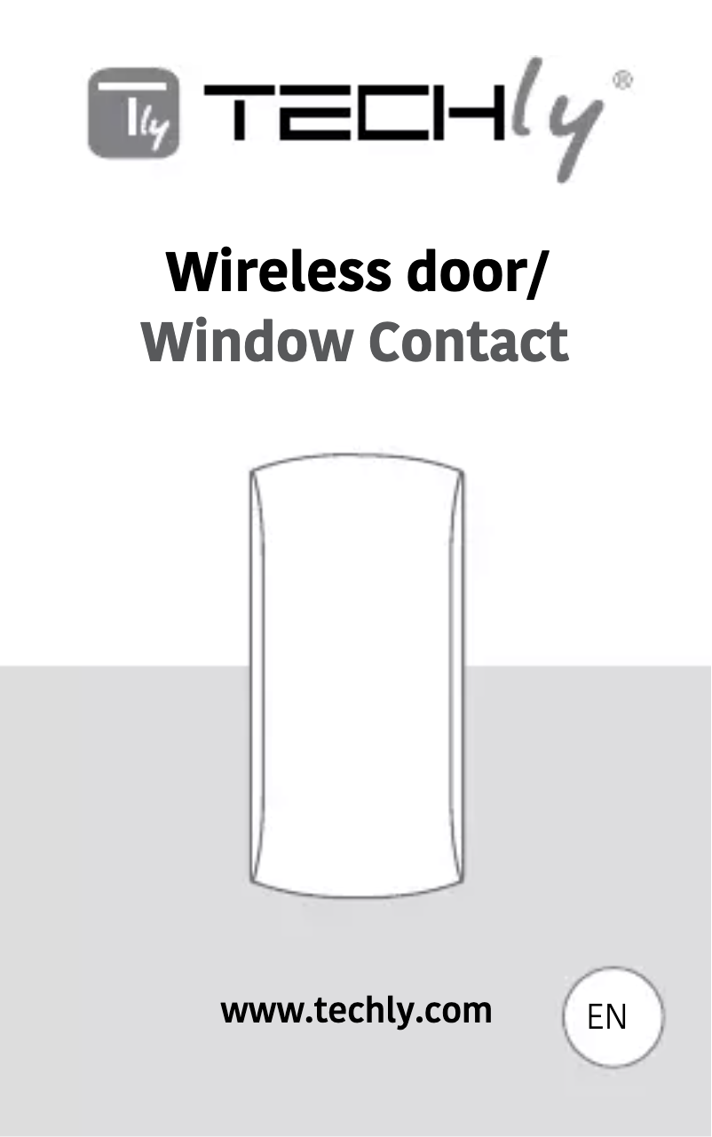 Page 1 of the manual User Manual Techly I-ALARM Wireless door