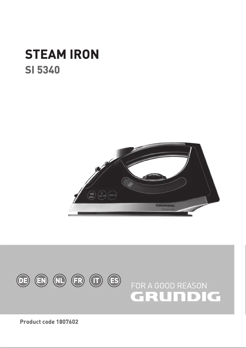 Page 1 of the manual User Manual Grundig Premiun Line SI 5340