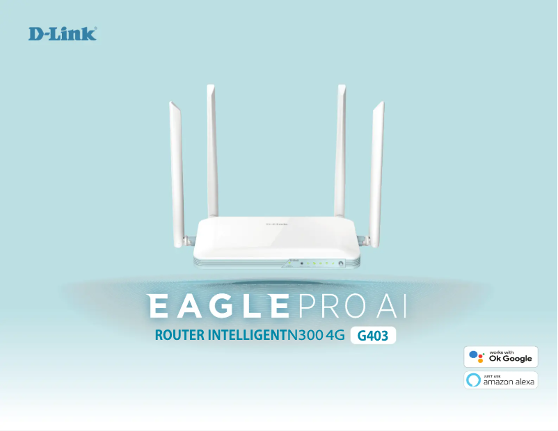 Page 1 of the manual User Manual D-Link G403