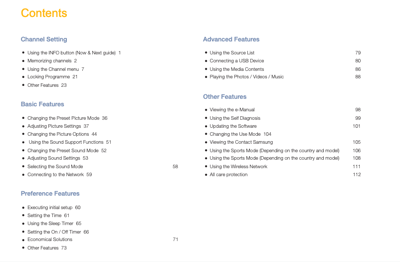 Page 1 of the manual User Manual Samsung UE32M5000