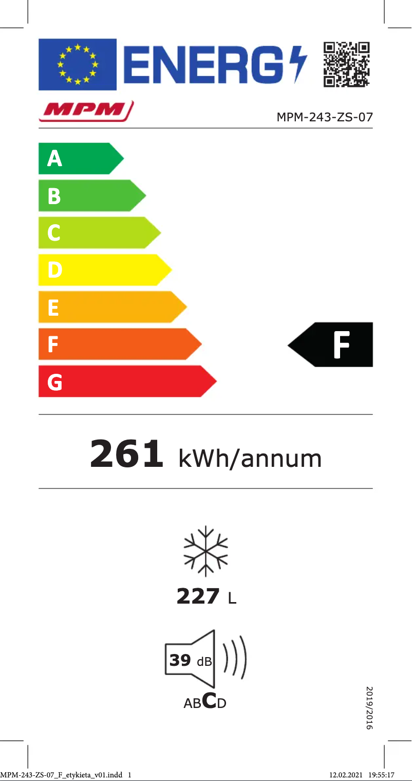 Page 1 of the manual User Manual MPM MPM-243-ZS-07