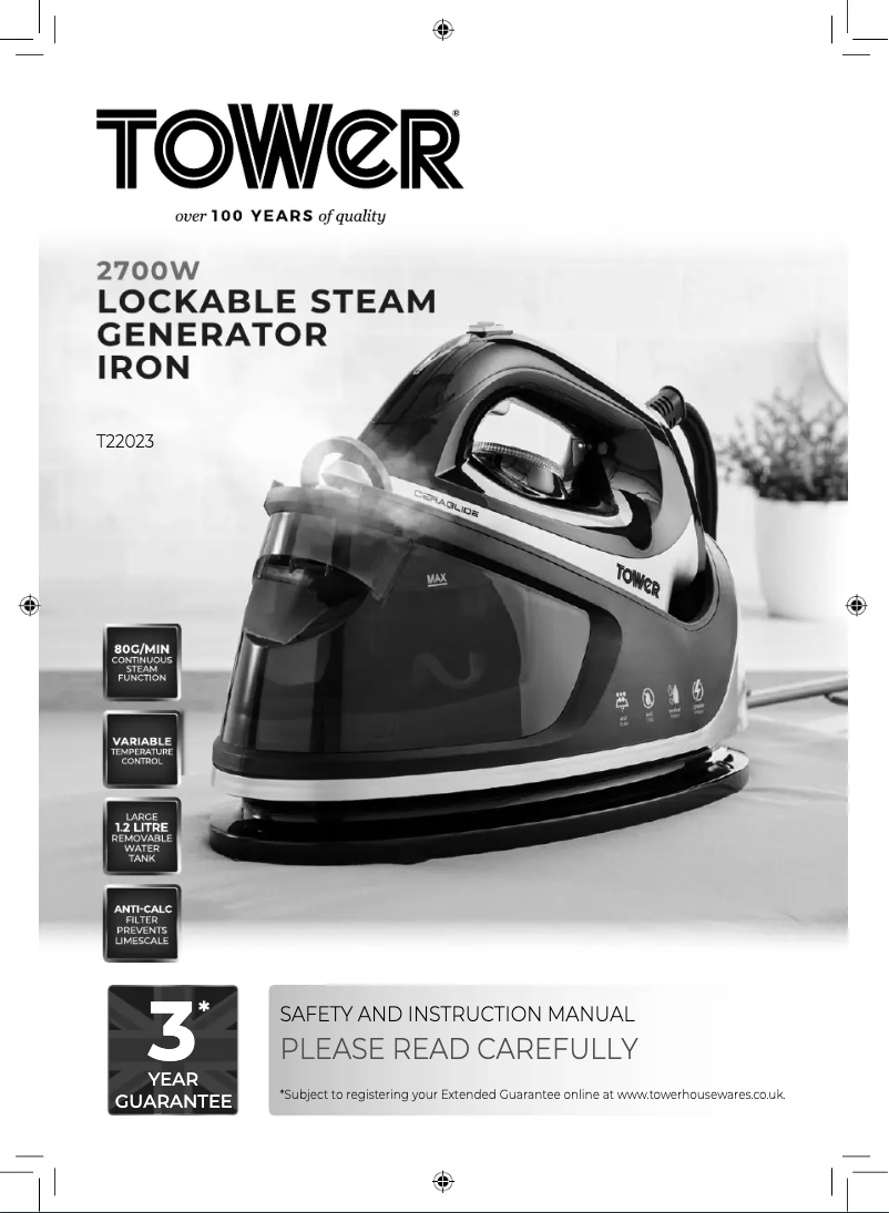 Image de la première page du manuel de l'appareil CeraGlide T22023