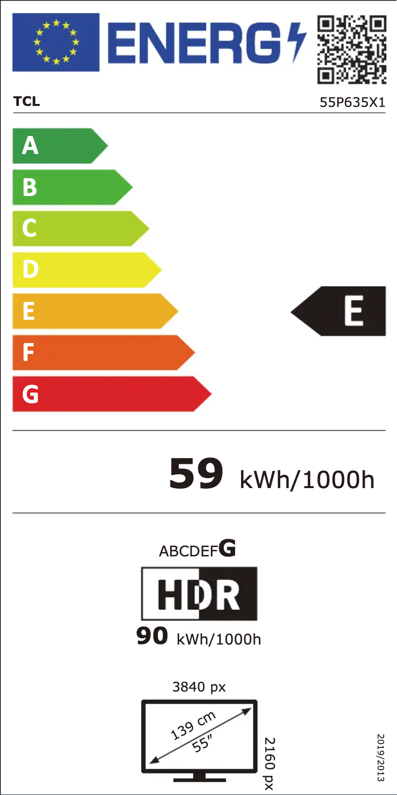 First page image of the manual for 55P635