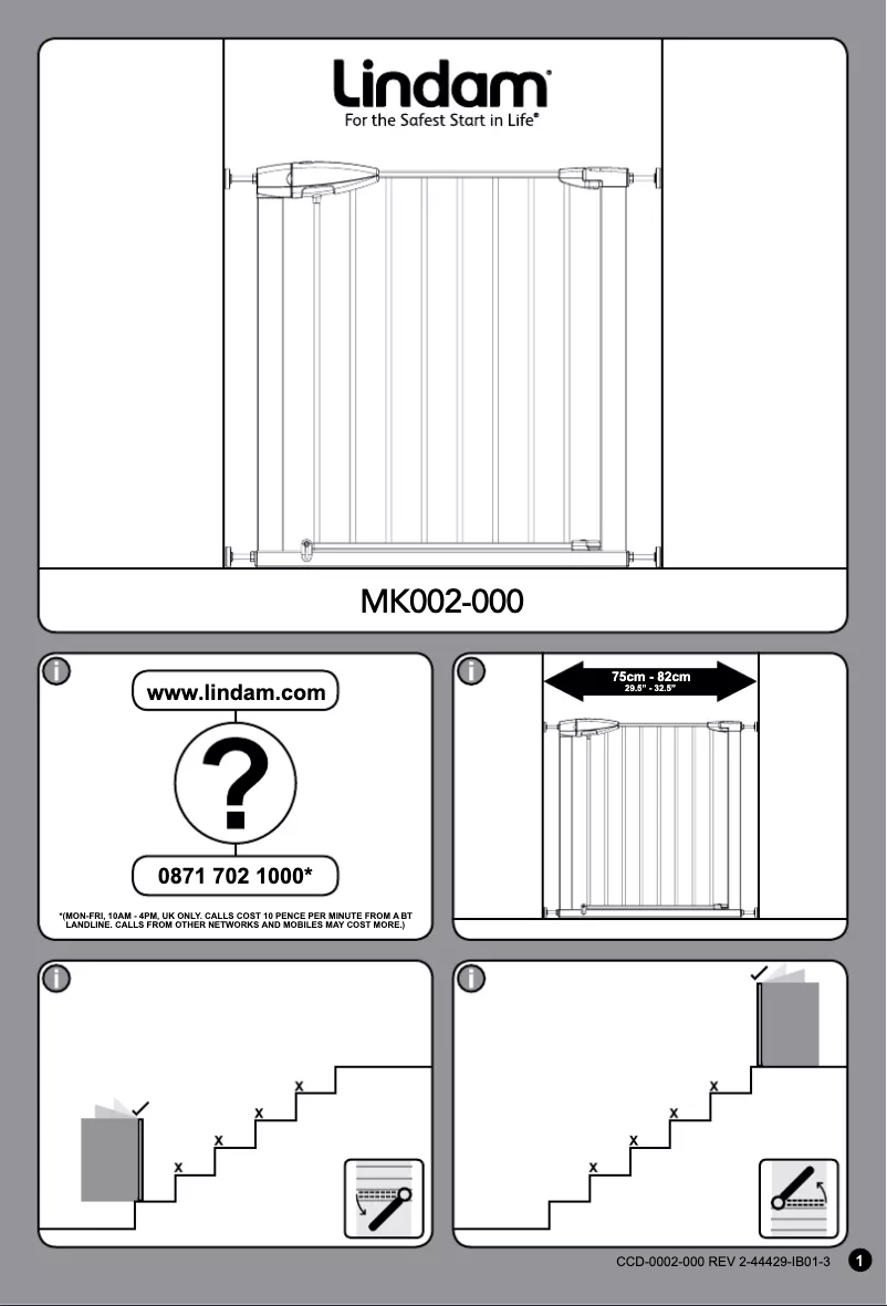 First page image of the manual for Sure Shut Porte