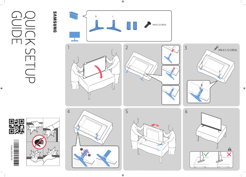 First page image of the manual for UE49M5000AK
