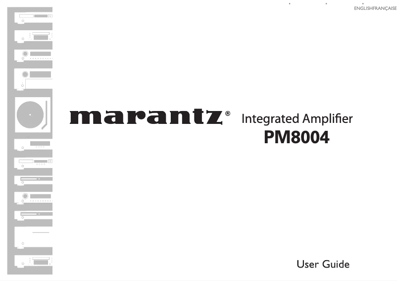 Page 1 of the manual Instruction Manual Marantz PM8004