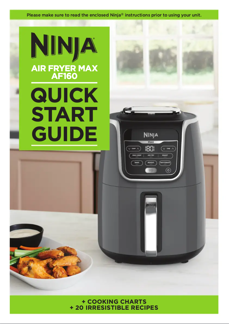 First page image of the manual for Air Fryer Max AF160EU