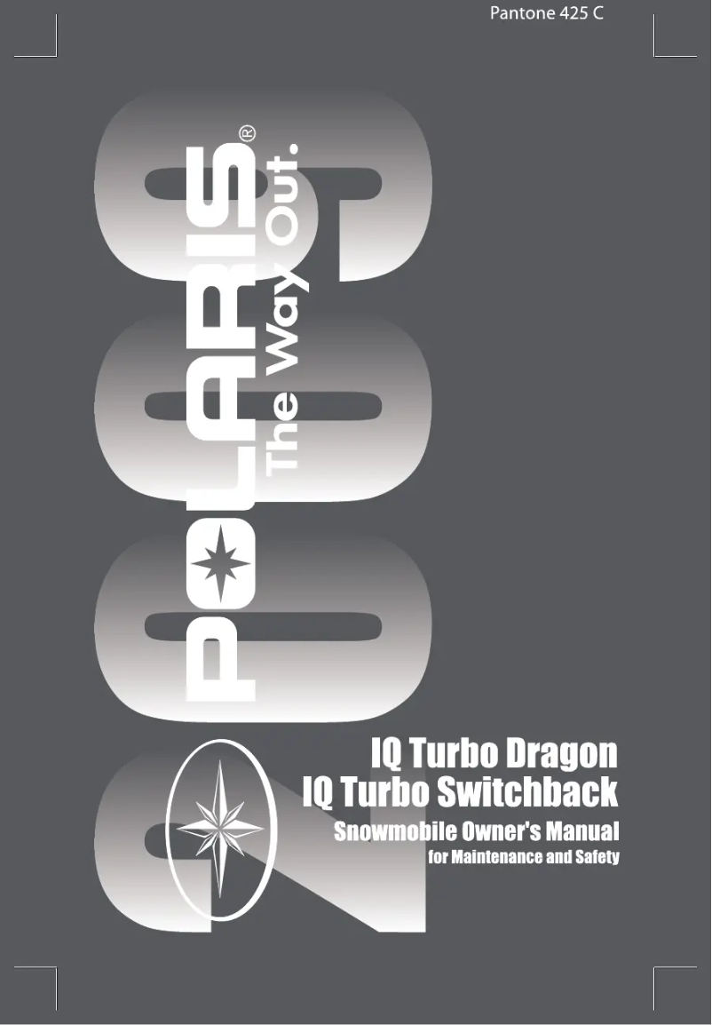 Page 1 of the manual User Manual Polaris IQ Turbo Switchback (2009)