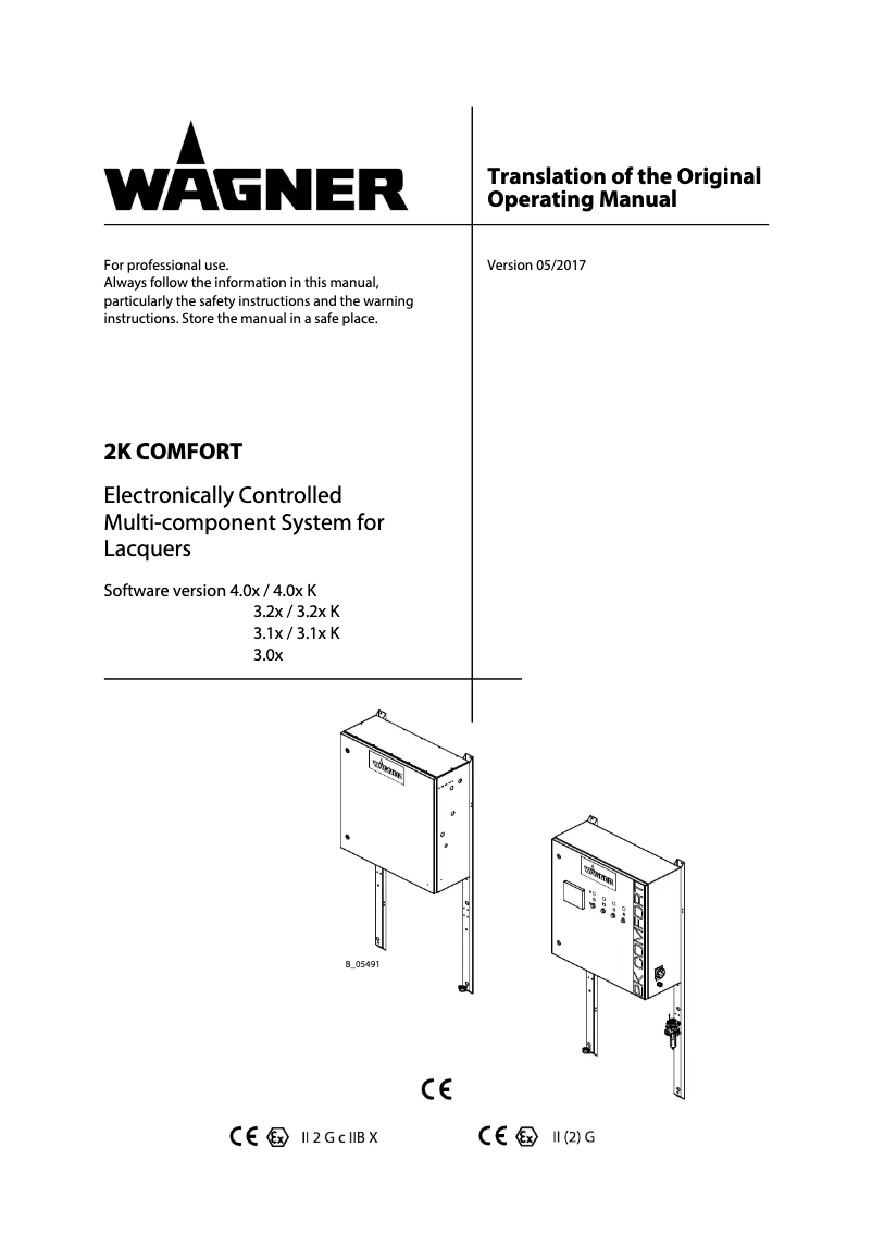 First page image of the manual for 2K COMFORT