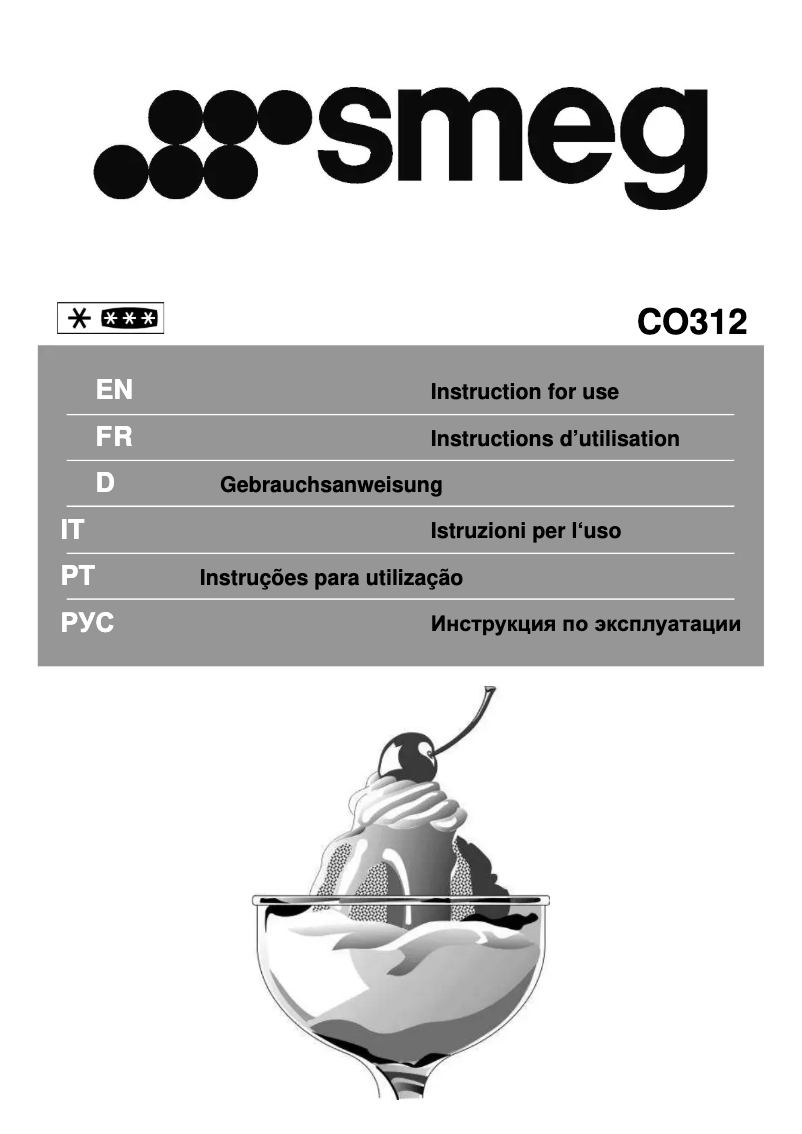 First page image of the manual for CO312