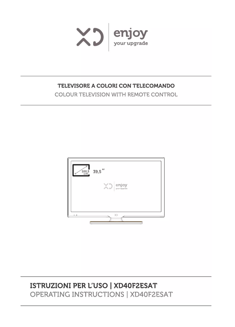 First page image of the manual for 40F2ESAT