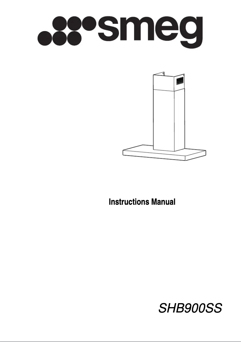 First page image of the manual for SHB900BL